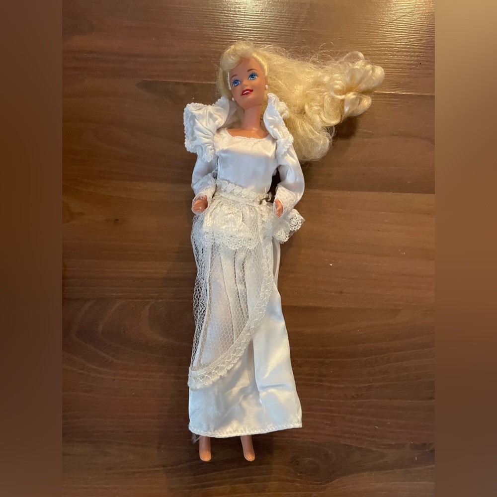 Barbie in wedding dress